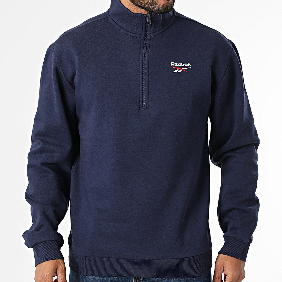 Sweat Col Zippé REEBOK