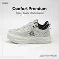 PEAK TRAINING RUNNING SHOES-GREY EXT54427H-D037