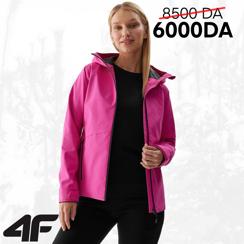 Veste 4F - Imperméable Rose Femme