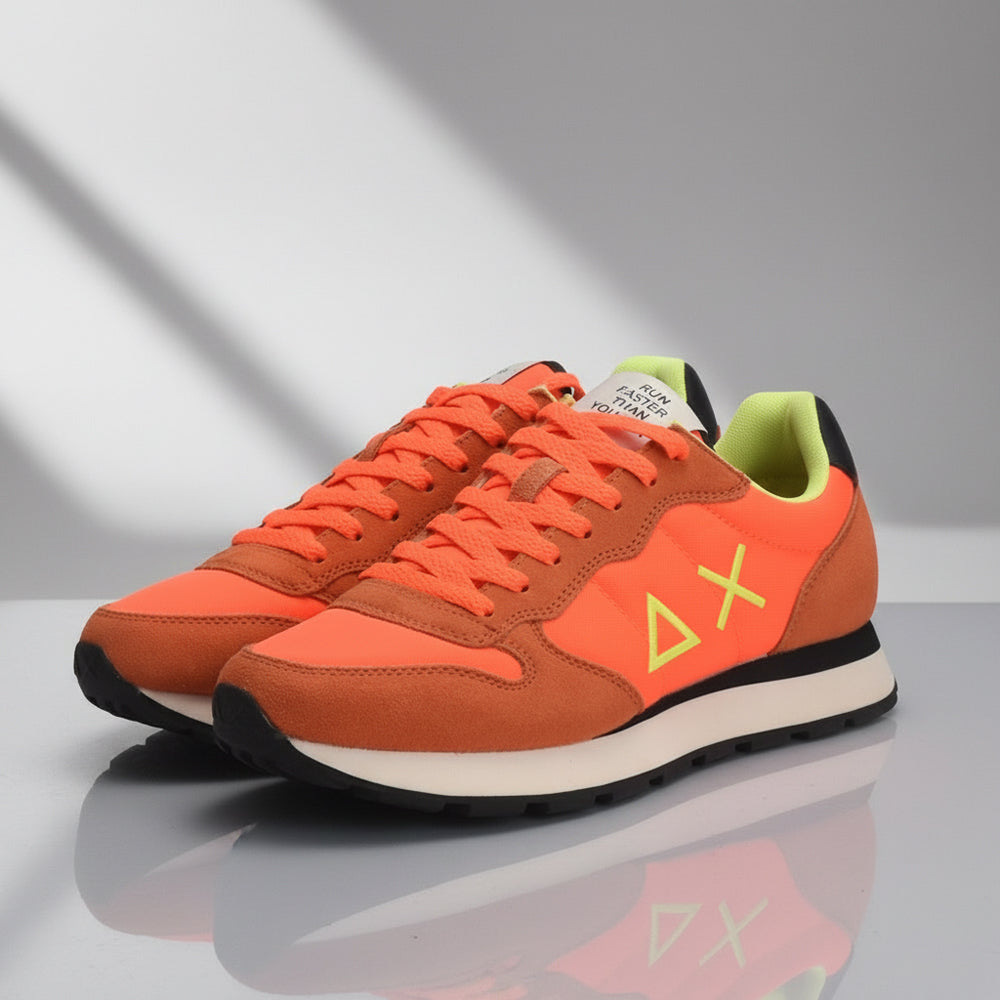 BASKET SUN68-64-ARANCIO FLUO