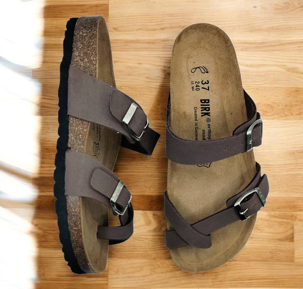 BIRK - MAYARI NUBUCK MARRON