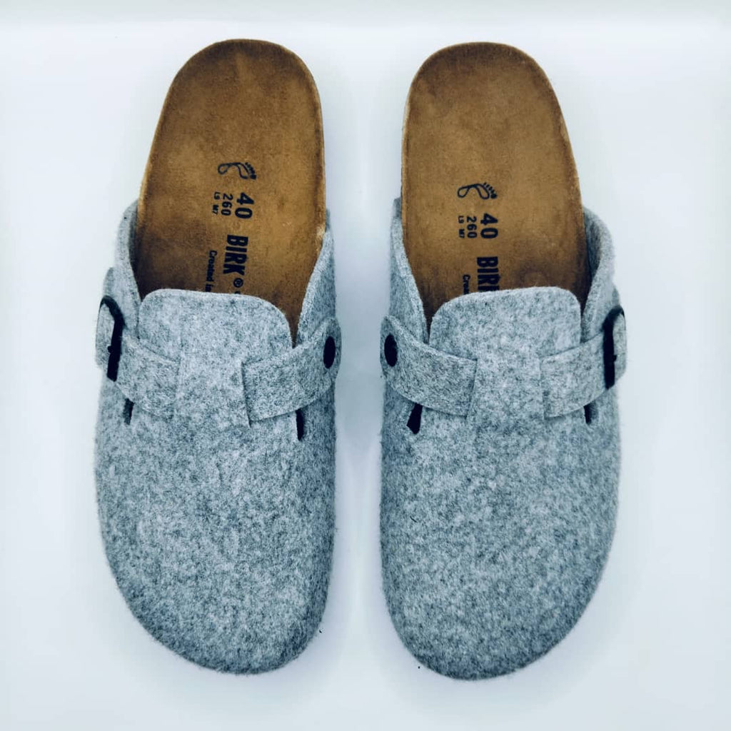 Birk Orthopedic Shoes - Feutre Gris Clair