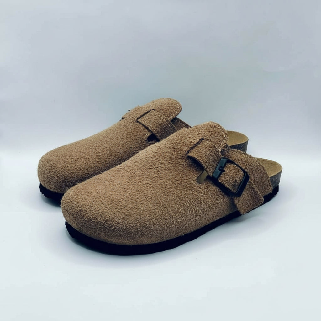 Birk Orthopedic Shoes - Boston Daim Caramel