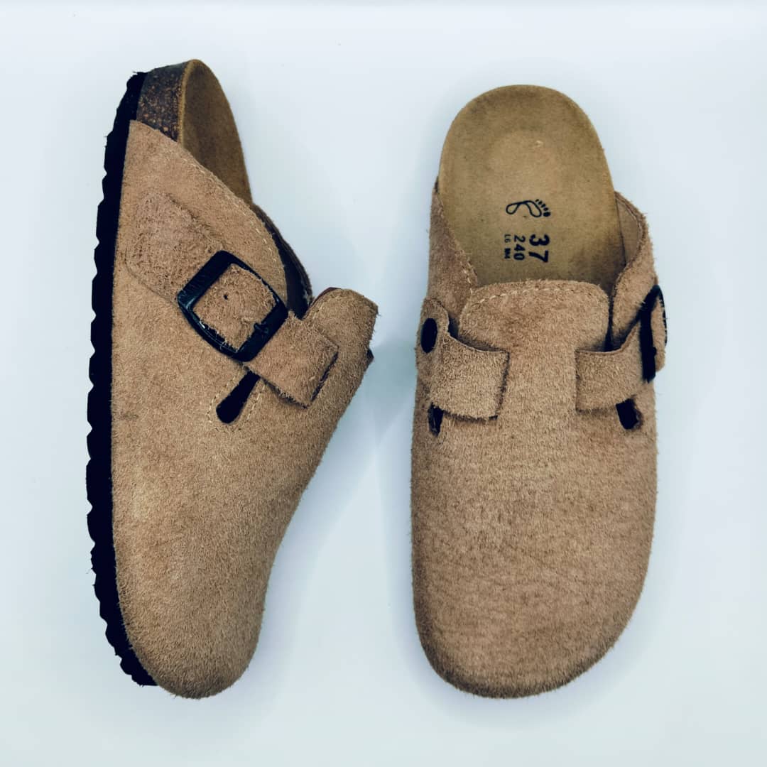 Birk Orthopedic Shoes - Boston Daim Caramel